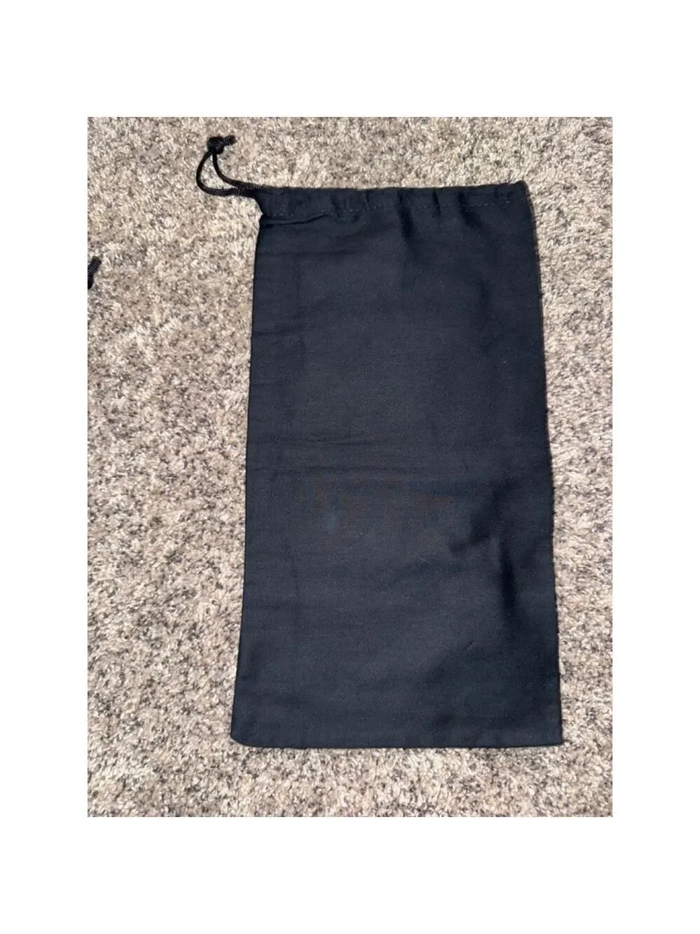 Ralph Lauren Black Gold Drawstring Dust Bag Travel Shoe Purse Storage